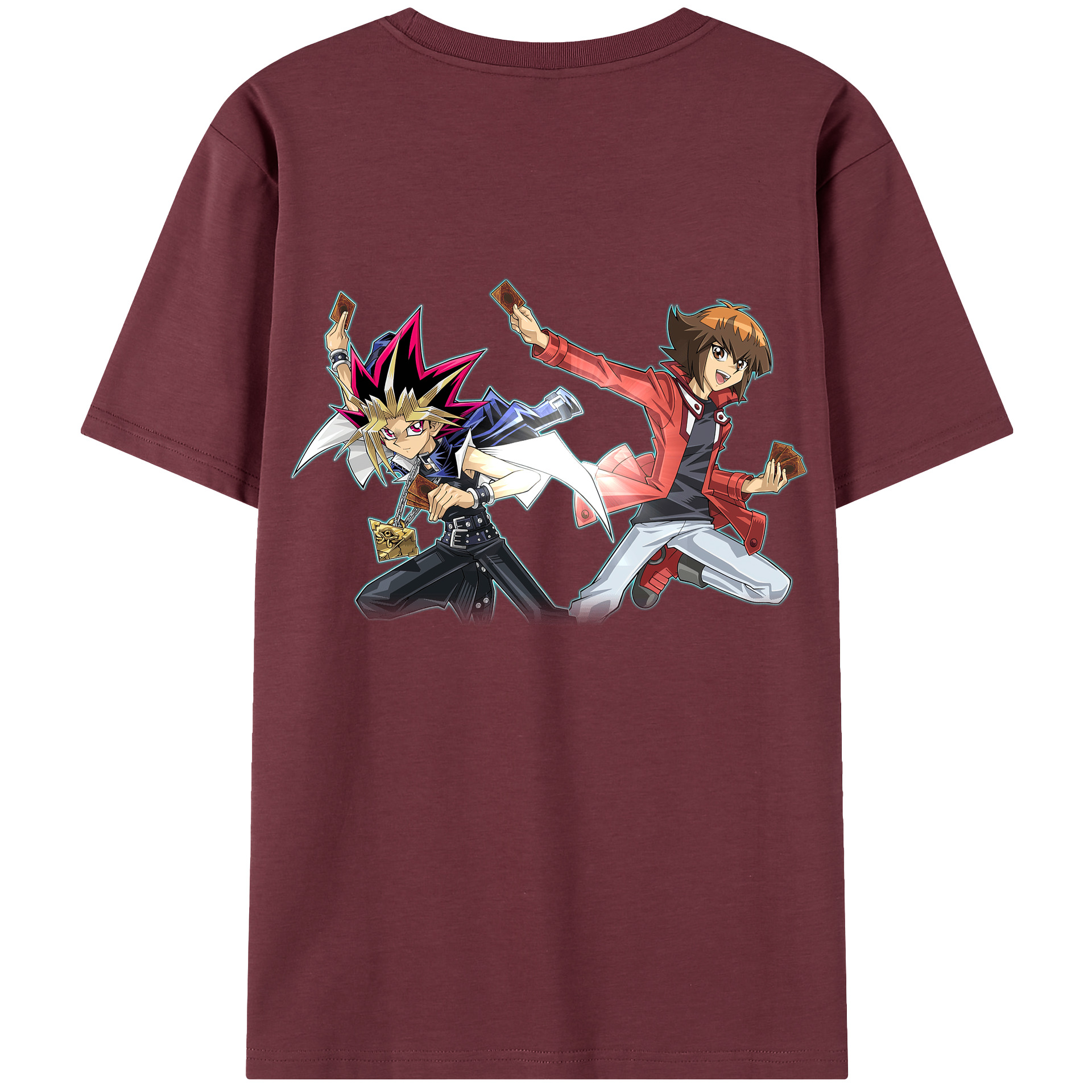 （画像用） 遊☆戯☆王 Yu-Gi-Oh! 綿100％半袖Tシャツ（背面プリント）